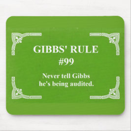 Mousepad regra 99 de Gibbs