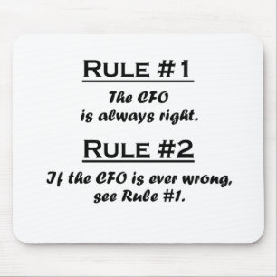 Mousepad Regra CFO