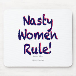 Mousepad Regra das Mulheres Desagradáveis