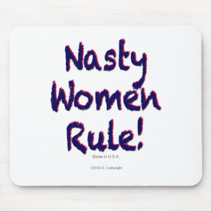 Mousepad Regra das Mulheres Desagradáveis