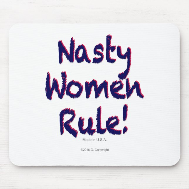 Mousepad Regra das Mulheres Desagradáveis (Frente)