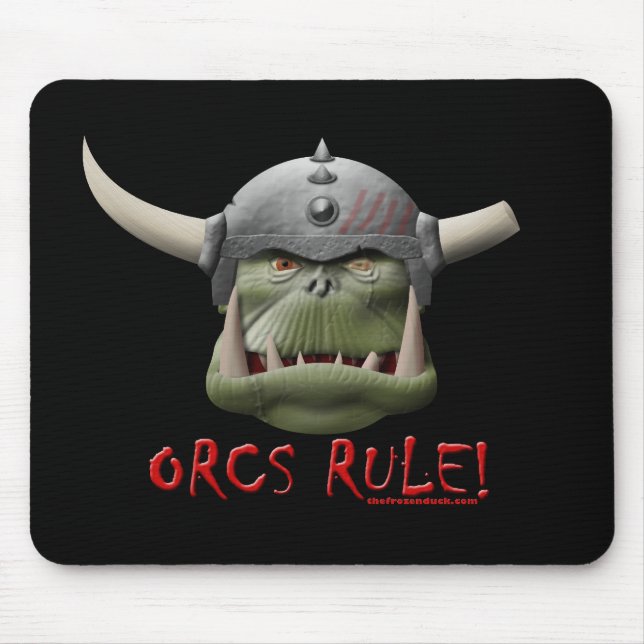 Mousepad Regra de Orcs! (Frente)