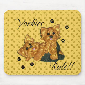 Mousepad Regra de Yorkies!! Tapete do rato do computador