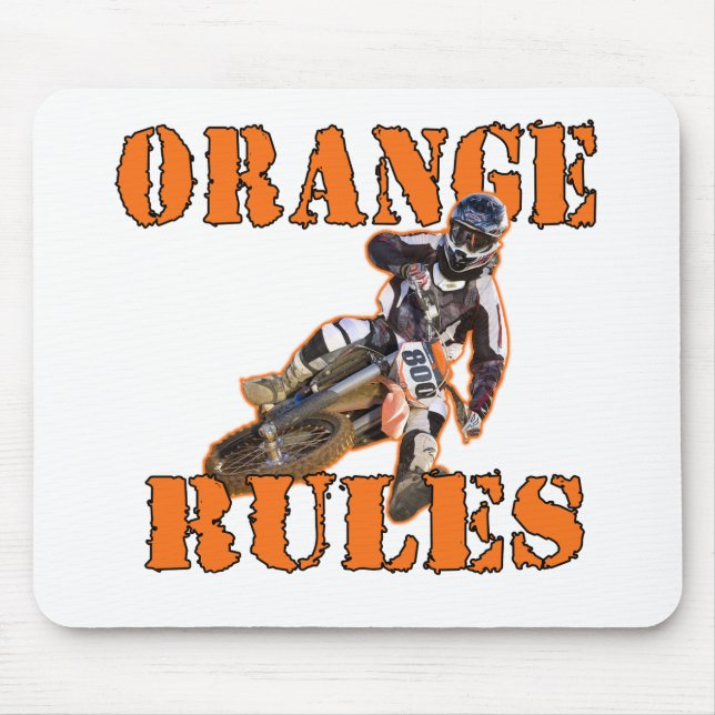 Mousepad Regras alaranjadas (Frente)