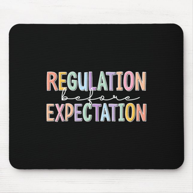 Mousepad Regulação de aceitação de conhecimento antes da ex (Frente)