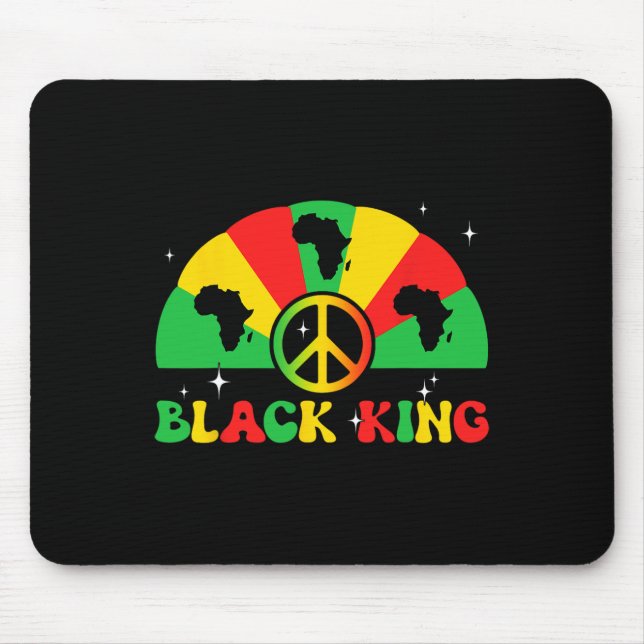 Mousepad Rei Africano 1865 Histor Negro (Frente)