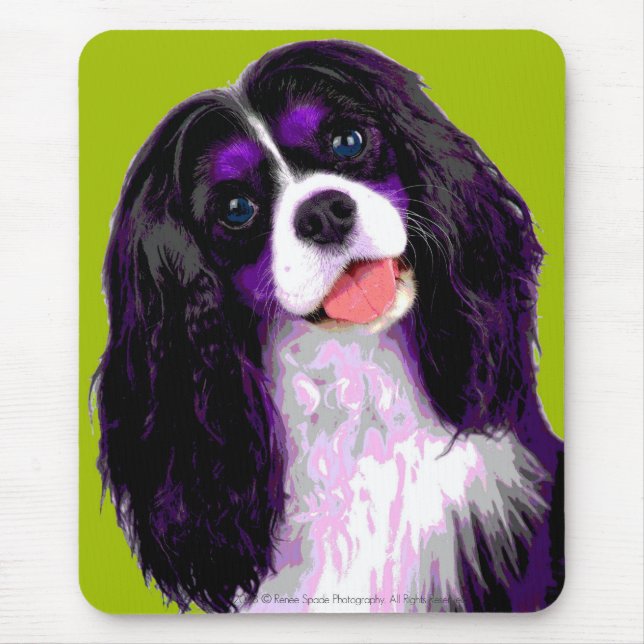 Mousepad Rei Charles Cavalier do pop art (Frente)