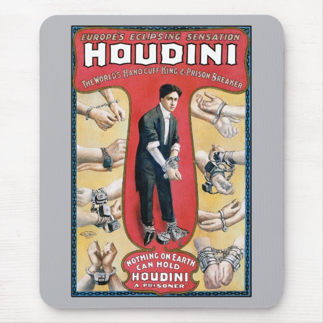 Mousepad Rei da algema de Houdini (Frente)
