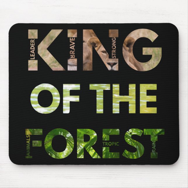 Mousepad Rei da Floresta  (Frente)