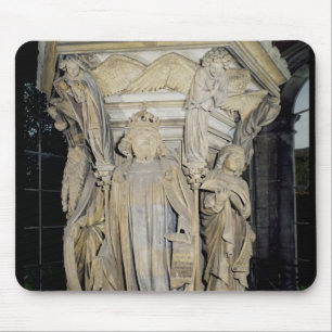 Mousepad Rei David flanqueado por Moses e por Jeremiah