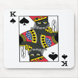 Mousepad Rei de O&T do TAPETE DO RATO das pás