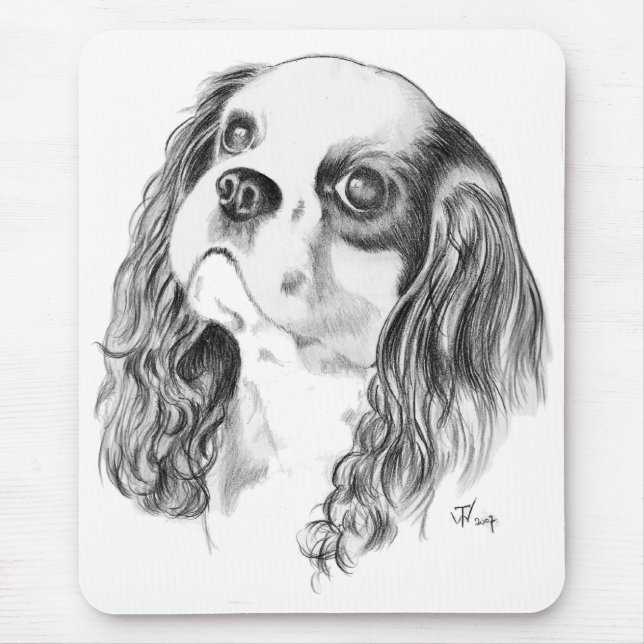 Mousepad Rei descuidado Charles Desenho (Frente)
