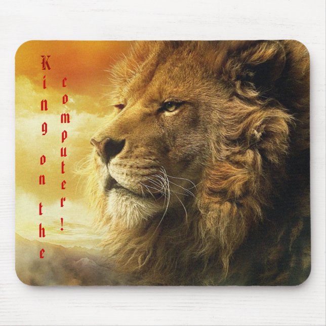 Mousepad Rei do computador! (Frente)