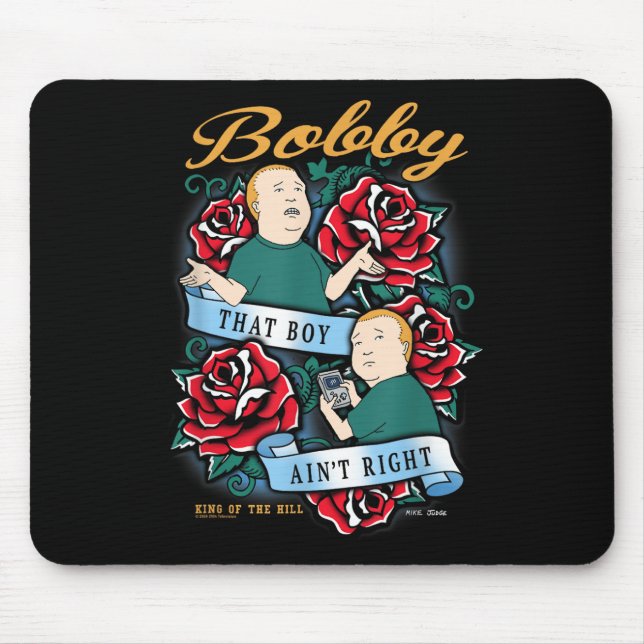 Mousepad Rei Do Morro Bobby Aquele Rapaz É Tatuagem Certa (Frente)