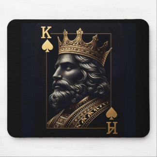 Mousepad Rei Dourado das Espadas do Mouse - Na moda