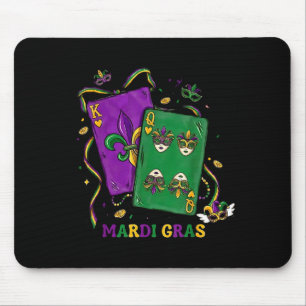 Mousepad Rei e Rainha Preppy Doodle Mardi Gras Coquette B