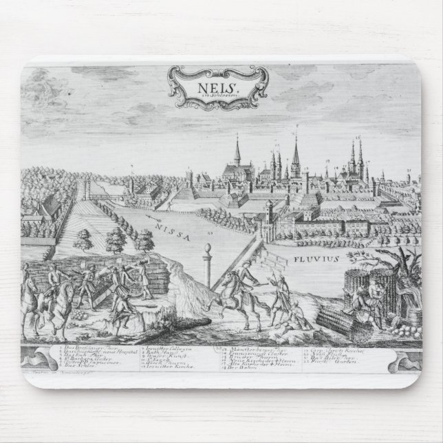 Mousepad Rei Frederick II de Prússia (Frente)