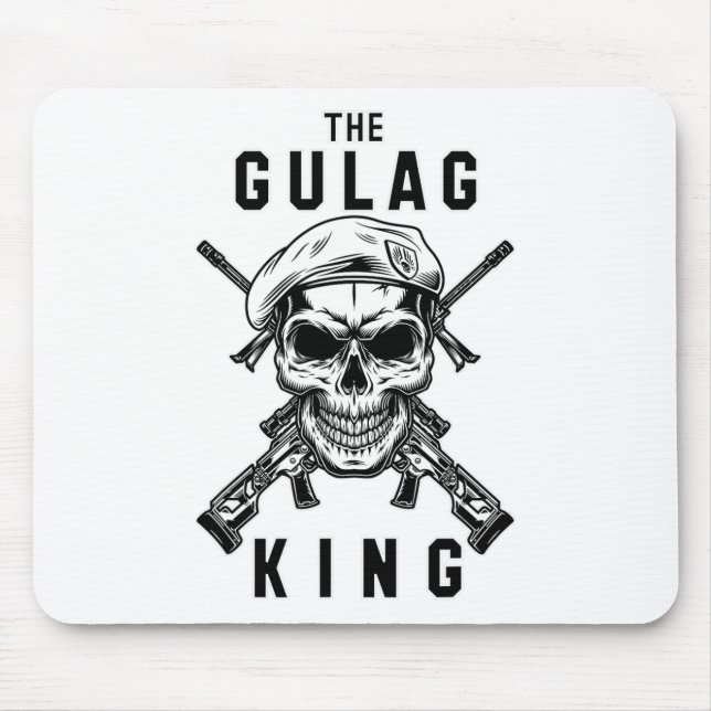 Mousepad Rei Gulag Jogos Gamer Warzone Presente Gamer  (Frente)