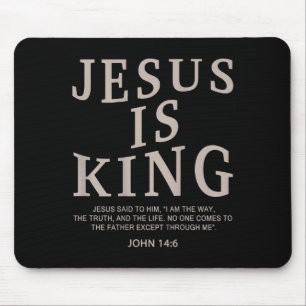 Mousepad Rei Jesus Homens Cristãos Jovens Deus Bom Filho Ir