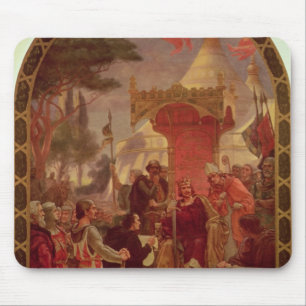 Mousepad Rei John Granting a Magna Carta em 1215, 1900