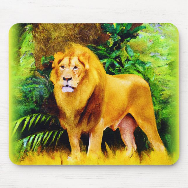 Mousepad Rei Leão Na Selva. Comprar Agora (Frente)