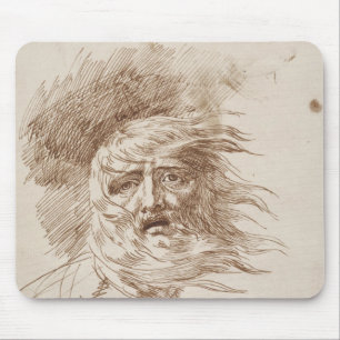 Mousepad Rei Lear na tempestade (caneta e tinta do bistre