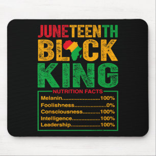 Mousepad Rei Negro Fatos Nutricionais Orgulham Mulheres Afr