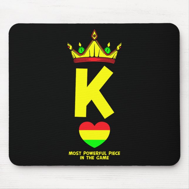 Mousepad Rei Negro O Mais Poderoso Peço No Jogo Jun (Frente)