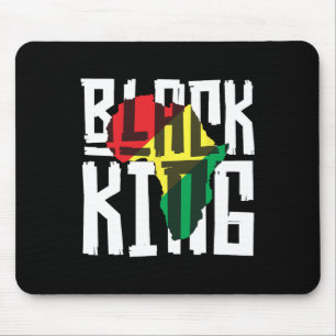 Mousepad Rei Negro para Homens História Mês África Triba