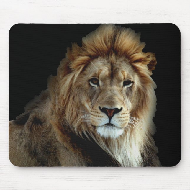 Mousepad Rei orgulhoso do reino animal (Frente)