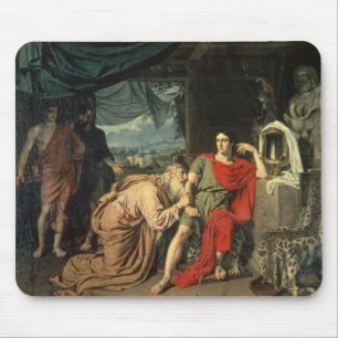 Mousepad Rei Priam que implora Achilles pelo retorno de