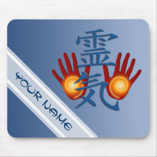 Mousepad REIKI entrega o símbolo + seus nome & imagem