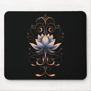 Mousepad Reiki Feminino Flor de Lótus Nova Era Meditação Yo