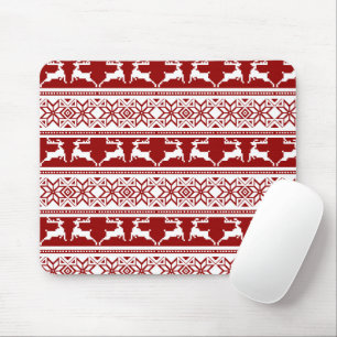 Mousepad Reindeado Escandinavo de Natal Nórdico