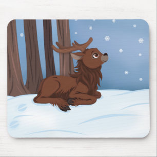 Mousepad Reindeer de inverno