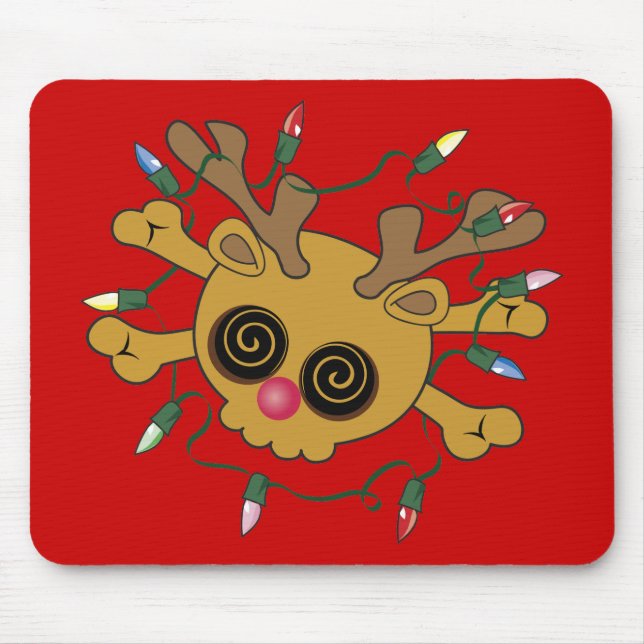 Mousepad Reindeer Skull (Frente)