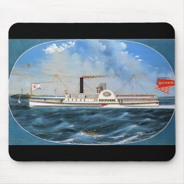 Mousepad Reindeer Steamboat 1850 (Frente)
