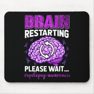 Mousepad Reinício Do Cérebro Aguarde Consciência Epilepsia