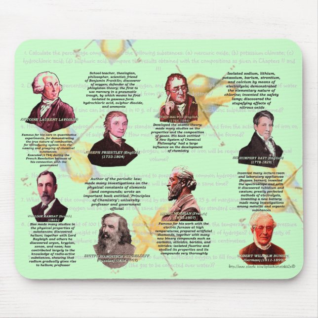 Mousepad Relação íntima entre química e física (Frente)