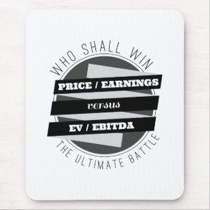 Mousepad Relação P/E contra a relação de EV/EBITDA