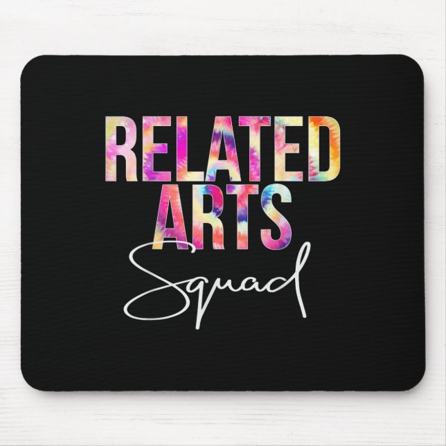 Mousepad Related Arts Squad Tie Dye Back To School Apprecia (Frente)