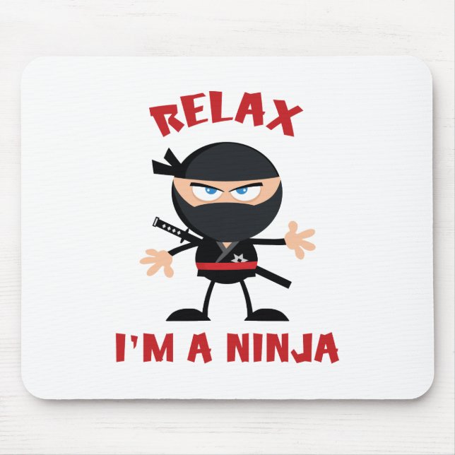 Mousepad Relaxe, sou Ninja (Frente)