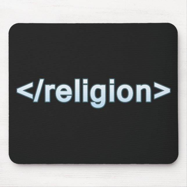 Mousepad Religião do fim (Frente)