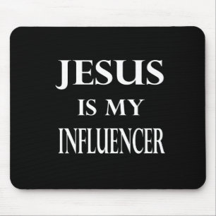Mousepad Religião - Jesus É Meu Influenciador