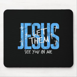 Mousepad Religioso Cristão Vejo Você Em Mim Agradecido Dia