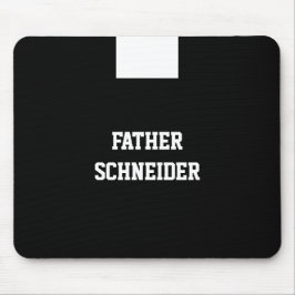 Mousepad Religioso do Colar Negra do Padre Católico