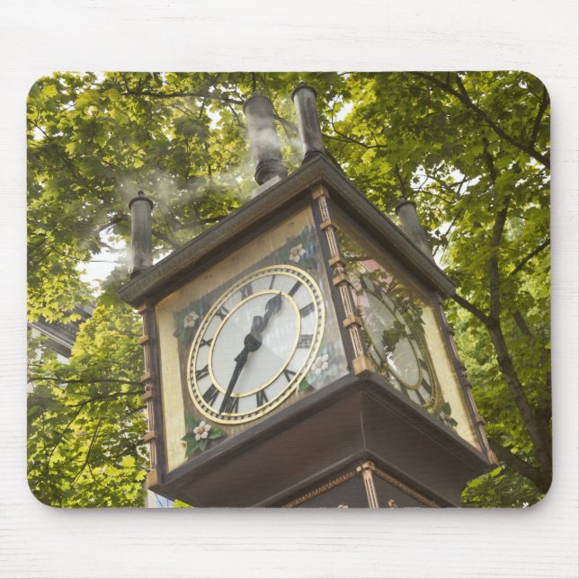 Mousepad Relógio a vapor no bairro de Gastown (Frente)