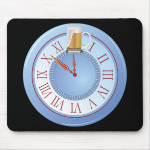 Mousepad Relógio de Cerveja O