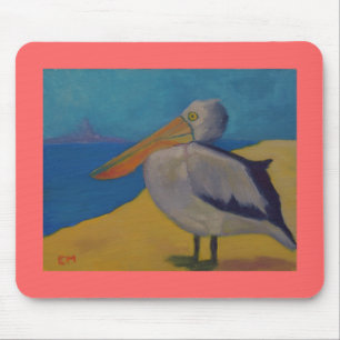 Mousepad Relógio do pelicano