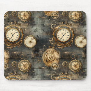 Mousepad Relógio Russo Steampunk Grunge (8)